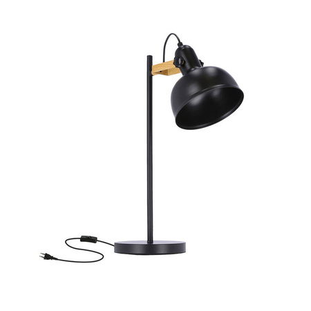 Lampka stołowa czarna regulowana Reno 41-80066