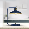 Lampka biurkowa FELIX NAVY BLUE/GOLD 1xE27