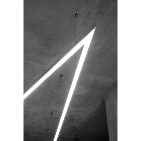 Profil 3035-O, anodowany, srebrny, 1000 mm