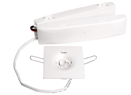 Intelight Oprawa sieciowo-awaryjna podtynkowa STARLET SPOT QUAD SCH 350 M 3H MT / 84483