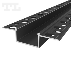 LED GK14-3 Profil 2000 mm czarny lakierowany do wbudowania do GK (nr kat 9614313)