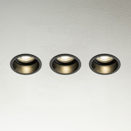 Oprawy podtynkowe CUP 3 PC SET  3xGU10  czarna  Nowodvorski 10794