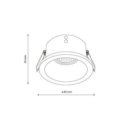 Tk Lighting OPTI WHITE GU10