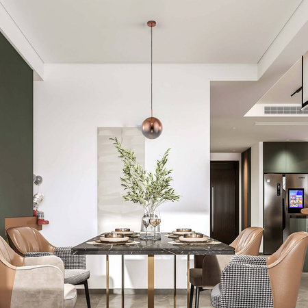 Light prestige Palla mała wisząca miedziana LP-2844/1P S MI