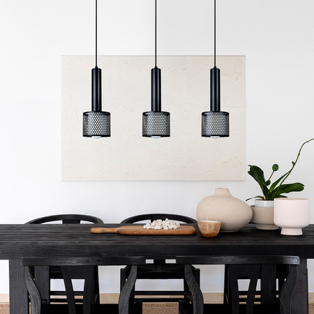 Light prestige Amo 3 lampa wisząca linia czarna LP-0702/3L BK