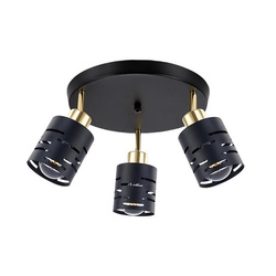Lampa sufitowa 3xE27 LED Elen czarna
