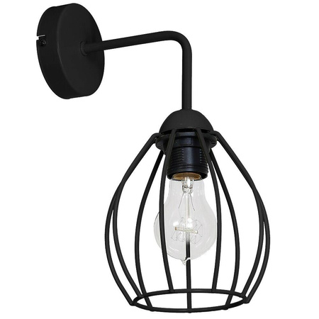 Kinkiet DON BLACK 1xE27 czarny
