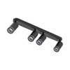 Lampa sufitowa JET Black 4xGU10
