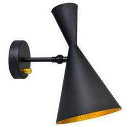 Kinkiet MODERN C-B Czarno-złoty E27 ruchomy