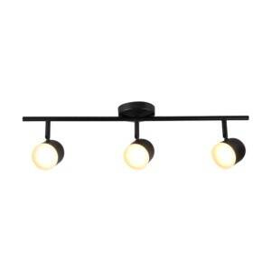 Lampa ścienno-sufitowa ruchoma LED RAWI 3 Czarna 3000K