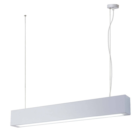 Ibros lampa wisząca biała średnia 18W 3000K IP20 LP-7001/1P 20 WH-63 18/3