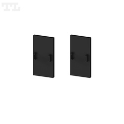 Komplet zaślepek bocznych czarnych P5-10 do osłonki C13 (2 szt bez otworu) (nr kat 77051007)