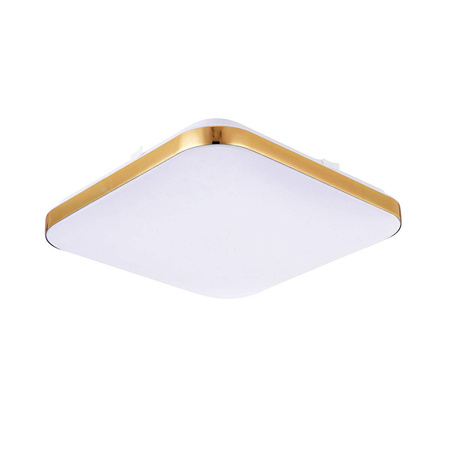 Light prestige Babilon plafon kwadratowy mały 4000K złoty LP-335/1C S 4GD square