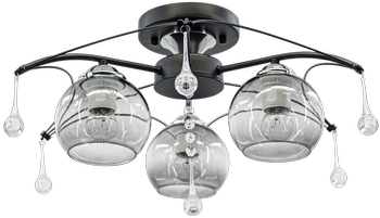 Lampa sufitowa Ankara 3xE27 Srebrna