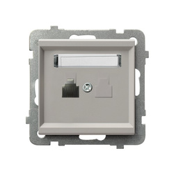 Ospel Sonata Kaszmir Gniazdo telefoniczne pojedyncze GPT-1R/m/82