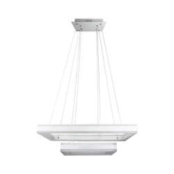 Oprawa Zwieszana LED V-TAC 100W Soft Light Chandelier Ściemnianie Biały VT-101-2D 3000K 6300lm 3 Lata Gwarancji