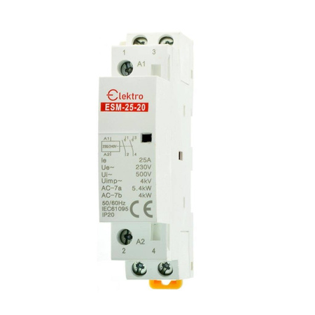 Stycznik ESM-25-20 1P 25A AC 230V