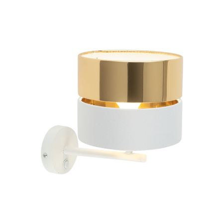 Kinkiet HILTON White/Gold 1xE27