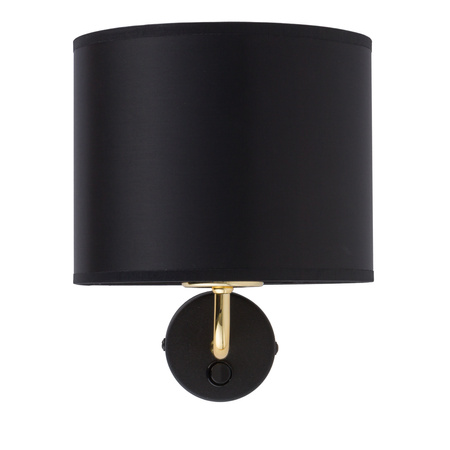 Kinkiet VEGA Black.Gold 1xE27