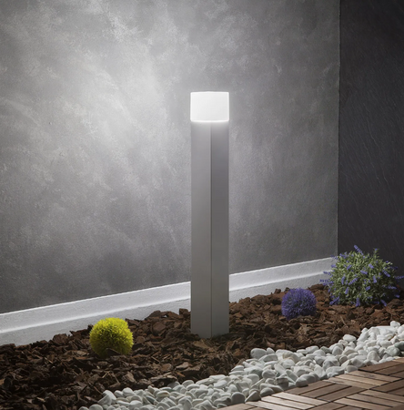 Lampa Ogrodowa stojąca 1xE27 Augusta Biała 74cm
