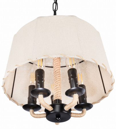 Lampa wisząca len boho natura Baloon