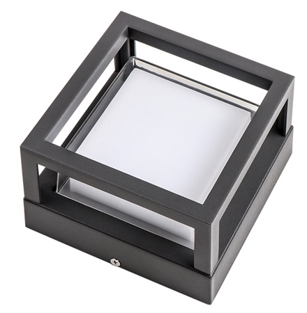 Kinkiet ogrodowy Oprawa Elewacyjna Led 12W 4000K czarny 