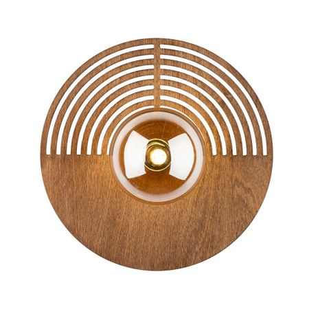 LUNAR WOOD KINKIET 1XG9  300
