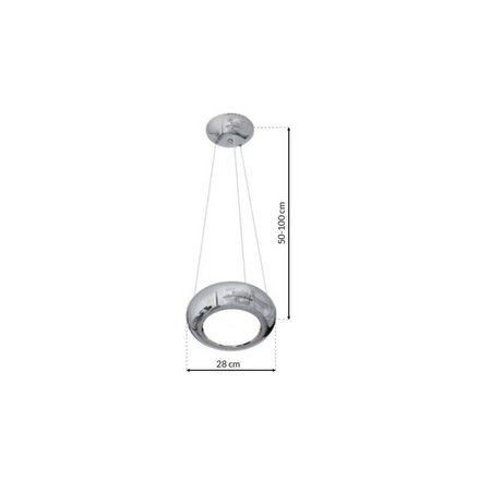 Lampa Dekoracyjna BIAŁA 42W LED 4 KWADRATY sterowana pilotem
