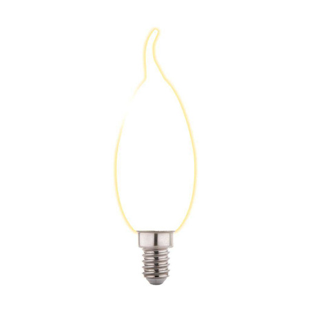 Żarówka Filament  LED C37 płomyk E14  4W 420lm 3000K