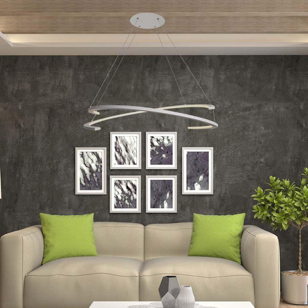 Oprawa Zwieszana V-TAC LED 48W 80x120cm Ściemnialna VT-7908 4000K 5150lm