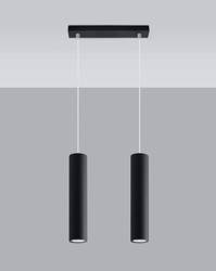 Lampa wisząca LAGOS 2 czarny