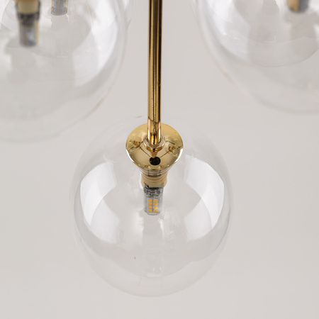Lampa wisząca NILOS Black/Gold 5xG9