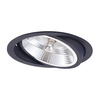 Nero oczko podtynkowe ruchome czarne LP-4424/1RS BK movable