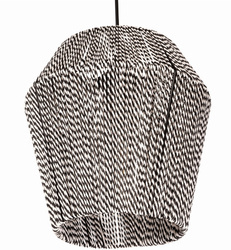 Lampa wisząca strunowa pleciona BOHO zebra