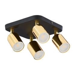 Lampa sufitowa HURON Gold 4xGU10