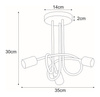 Lampa sufitowa K-3610 z serii DEZE