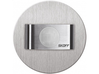 Czujnik ruchu dopuszkowy Rueda PIR 120 Skoff 0,6W 230V AC szlif inox