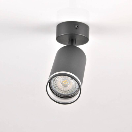 Lampa ścienno-sufitowa PARIS 1 GU10 Czarna