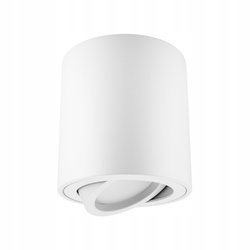 Oprawa sufitowa natynkowa biała tuba ruchoma IP20 GU10