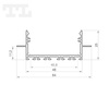 LED P23-2 Profil 1000 mm biały lakierowany (nr kat 8623210)