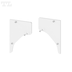 Zaślepka aluminiowa srebrna P10-10 1 kpl  (wkręty w komplecie) (nr kat 7711012)