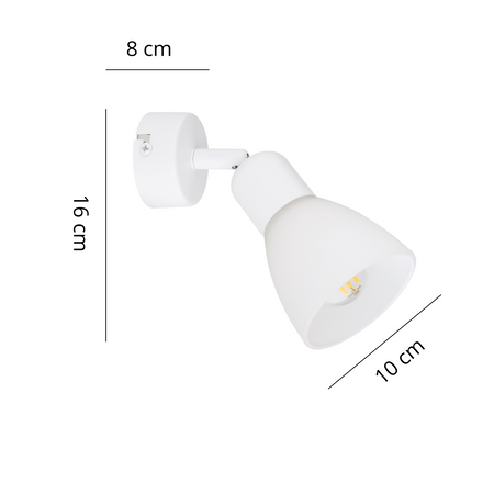 Lampa spot Malta 1xE14 biała 