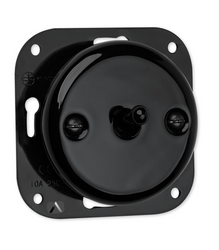 Włącznik ceramiczny podtynkowy dzwonkowy Toogle czarny