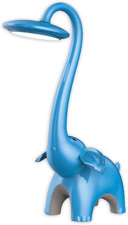 Lampka biurkowa K-BL1603 NIEBIESKI z serii SŁONIK