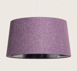 Lampa Wisząca Materiałowa Nelinha lawendowa