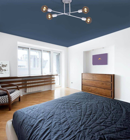 Lampa sufitowa z czterema oprawkami bez kloszy K-4392 z serii SITYA WHITE