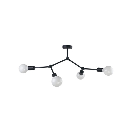 Nowodvorski Lampa sufitowa czarna TWIG 