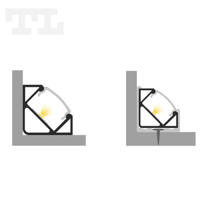 LED P3-1 Profil 2000 mm anod (nr kat 863102)