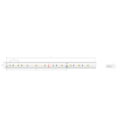 Kluś Taśma LED KWP-35-0480-24, 3500K, 542 lm/m, 4.8 W/m, IP65