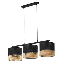 Lampa wisząca PAGLIA Black 3xE27
